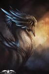  2017 ambiguous_gender ashesdrawn blue_eyes digital_media_(artwork) dragon feral horn invalid_tag scales solo standing teeth 
