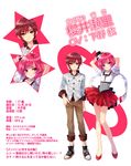  bokutachi_otoko_no_musume boy crossdressing kasukabe_akira male male_focus pink_hair profile red_hair sakurai_seri trap 