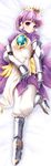  armor armored_dress blush boots crown dress earrings full_body gizensha gloves gradriel greaves jewelry knee_boots knight pants princess_crown purple_eyes purple_hair short_hair solo white_background white_bloomers 