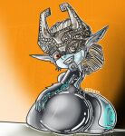 big_breasts big_butt breasts butt female glistening glistening_body glistening_skin gtogta gtogta_(artist) midna nintendo princess_zelda shiny_(disambiguation) short_stack solo the_legend_of_zelda twilight_princess