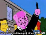 anthro bear hair isi low_res male mammal meme pink_body pink_hair shitpost sketch spanish_text text the_simpsons third-party_edit