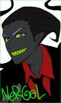  black_hair black_skin formal lowres male_focus nergal_(billy_&amp;_mandy) pointy_ears solo suit the_grim_adventures_of_billy_&amp;_mandy 