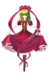  bad_id bad_pixiv_id front_ponytail green_eyes green_hair hair_ribbon highres kagiyama_hina ribbon s-yin short_hair solo touhou 