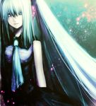  aqua_eyes aqua_hair bad_id bad_pixiv_id hatsune_miku headphones io_(metronome) long_hair necktie solo twintails vocaloid 