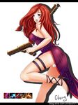  blue_eyes censored cheng league_of_legends miss_fortune red_hair sarah_fortune 