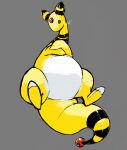 absurd_res accessory ambiguous_gender ampharos black_body black_eyes black_fur bovid caprine crossed_arms cur feet feral forehead_gem fur furgonomics gem generation_2_pokemon grey_background hi_res looking_at_viewer mammal nails nintendo po_chf pokemon pokemon_(species) sheep simple_background sitting slightly_chubby smile solo striped_body striped_fur stripes tail tail_accessory tail_orb tail_ornament toenails toes white_body white_fur yellow_body yellow_fur