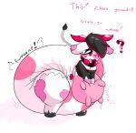 ageplay ahegao alternative_fashion anthro big_breasts big_butt black_and_red black_clothing blush bodily_fluids bovid bovine bovine_tail breasts breath butt cattle clothed clothing confusion cow_ears dialogue diaper diaper_fetish ear_twitch emo enjoying expansion exposed_diaper female fur glistening glistening_eyes goat_ears growth hair hair_over_eye hands_covered heart_symbol hi_res hooves horn huge_thighs humanoid hyper hyper_thighs hyperdiaper infantilism lactating looking_pleasured maeesthetic magenta_horn mammal markings moan monorump mooing mouth_covered multicolored_body multicolored_fur one_eye_obstructed onomatopoeia oversized_clothing panting pink_body pink_clothing pink_fur pink_markings pink_udders poofy_diaper question_mark red_horn roleplay ruby_(listeningwisps) snout solo sound_effects surprise teats text thick_thighs tongue tongue_out touching_face trans_(lore) trans_woman_(lore) transformation udder_expansion udder_growth udder_lactation udders wearing_diaper white_body white_fur