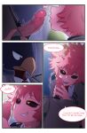 absurd_res animal_head animal_humanoid ashido_mina avian avian_humanoid bird bird_humanoid bodily_fluids clothing comic corvid corvid_humanoid corvus_(genus) corvus_humanoid crow_humanoid duo erection fellatio female for_a_head fumikage_tokoyami greatm8sfm hair hi_res horn horned_humanoid humanoid male male/female my_hero_academia necktie oral oscine passerine penile pink_body pink_hair pink_skin pubes saliva school_uniform sex shirt smile topwear uniform white_clothing white_shirt white_topwear