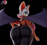  2024 3d_(artwork) anthro bat big_breasts big_butt breasts butt colored_nails digital_media_(artwork) female feversfm fingers hair huge_breasts huge_butt mammal nails purple_nails rouge_(valorlynz) rouge_the_bat sega solo sonic_the_hedgehog_(series) tail white_hair wings 