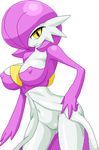  anthro breasts edit female gardevoir nintendo nipples pok&#233;mon pokemon pussy solo video_games warnerc 