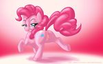  2011 anus blue_eyes blush butt cutie_mark equine female feral friendship_is_magic fur hair horse looking_back mammal my_little_pony pink_background pink_fur pink_hair pink_theme pinkie_pie pinkie_pie_(mlp) plain_background pony pussy solo zeroseven 