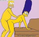  animated homer_simpson marge_simpson tagme the_simpsons 