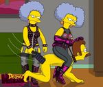  drawn-hentai ned_flanders patty_bouvier selma_bouvier the_simpsons 