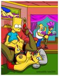  bart_simpson belle gundam888 homer_simpson marge_simpson odin3000 the_simpsons 