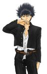  black_hair hiei male male_focus solo yu_yu_hakusho yuu_yuu_hakusho 