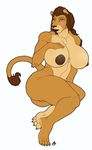  big_breasts breasts butt feline female hindpaw jonrom knuxlight lion lioness looking_at_viewer mammal nipples nude paws pose solo tail thick_thighs thighs voluptuous wide_hips 