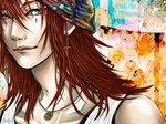  axel kingdom_hearts male male_focus red_hair solo tattoo 