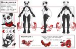  bear female mammal model_sheet panda shalinka shalinka_(character) sheet 