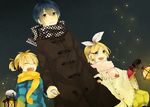  1girl 2boys boy female girl kagamine_len kagamine_rin kaito male multiple_boys vocaloid yukino_hana 