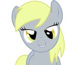  amber_eyes blonde_hair cute derpy_hooves_(mlp) equine female feral friendship_is_magic hair hasbro horse mammal my_little_pony pegasus pony smile solo unknown_artist wings 