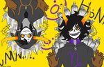  black_hair clown gamzee_makara homestuck horns male male_focus matryoshka_(vocaloid) parody short_hair tavros_nitram vocaloid 