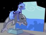  alicorn cutie_mark dolphin equine female feral friendship_is_magic happy hasbro horn horse mammal marine mechanical miketheuser my_little_pony pegacorn princess_luna_(mlp) riding solo toony winged_unicorn wings 