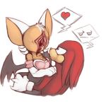  &#3232;_&#3232; &hearts; ?_? bat echidna female kayla-na knuckles_the_echidna male mammal mel_the_hybrid plain_background pussy pussy_mouth rouge_the_bat sega sonic_(series) straight what_has_science_done white_background 
