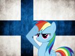  equine female feral finland finnish_flag flag friendship_is_magic fur hasbro horse mammal my_little_pony pegasus pony rainbow_dash_(mlp) solo unknown_artist wings 
