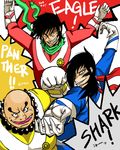  crossover english getter_robo jin_hayato musashibo_benkei nagare_ryoma super_sentai superhero taiyo_sentai_sun_vulcan vul_eagle vul_panther vul_shark 