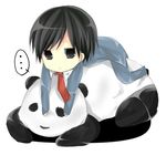  black_hair gantz hoi_hoi lowres nishi_joichiro nishi_jouichirou panda school_uniform short_hair 