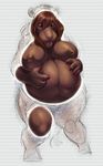  big_breasts breasts chubby female hippo nipples overweight solo unknown_artist water 