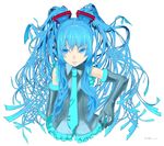  bad_id bad_pixiv_id blue_eyes blue_hair gloves hatsune_miku highres kansou_samehada long_hair solo twintails vocaloid 