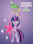  anthro cute friendship_is_magic hasbro my_little_pony sonic_style spike_(mlp) twilight_sparkle_(mlp) 