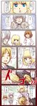  2girls accelerator blonde_hair blue_eyes brown_eyes brown_hair choker comic fur_collar highres leivinia_birdway mark_space misaka_worst multiple_boys multiple_girls nobuchi red_eyes to_aru_majutsu_no_index to_aru_majutsu_no_index:_new_testament translated troll_face vietnamese_dress white_hair 