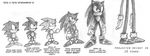  height_comparison monochrome sonic sonic_the_hedgehog truth 