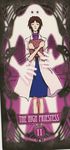  adam_(evangelion) angel_(evangelion) artist_request brown_hair card_(medium) highres ikari_yui labcoat neon_genesis_evangelion scan scan_artifacts short_hair tarot 