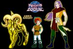  2boys 80&#039;s 80's 80s aries_mu aries_muu armor bandage boy child cloth facial_mark forehead_mark girly girly_face gold golden horns kid kiki kiki_(saint_seiya) knights_of_the_zodiac lemurian male male_focus multiple_boys oldschool purple_hair ram ram_horns red_hair saint_seiya sheep sheep_horns size_difference 