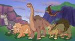  cera chomper_(land_before_time) dinosaur dj_coulz ducky female horn littlefoot male parasaurolophus petrie_(land_before_time) pterodactyl sauropod scalie scaliespike_(land_before_time) sera spike_(land_before_time) spikes stegosaurus the_land_before_time theropod triceratops tyrannosaurus_rex 