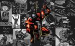  comic deadpool dual_wielding katana male marvel_vs_capcom_3 mask official_art solo wallpaper 
