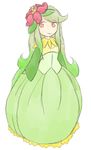  chibicyndaquil flower gijinka green_hair lilligant orange_eyes personification pokemon 