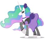  alicorn dress equine feather female feral friendship_is_magic hair hasbro horn horse legwear looking_at_viewer mammal mixermike622 my_little_pony pegacorn plain_background pony princess princess_celestia_(mlp) royalty solo stockings tail transparent_background western 