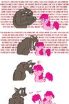  &lt;3 anthro blue_eyes canine comic english_text equine female feral friendship_is_magic fur hair hasbro hate horse kissing male mammal my_little_pony pink_fur pink_hair pinkie_pie_(mlp) pony red_eyes seaweedprincess suprised surprise text wall_of_text wolf 