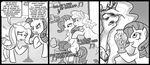  ashes black_and_white clay comic dialog dust english_text equine female feral fluttershy_(mlp) friendship_is_magic greyscale hasbro horn horse madmax mammal monochrome my_little_pony pegasus philomena_(mlp) pony pottery princess_celestia_(mlp) rarity_(mlp) text unicorn urn wings 