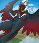  dragon flying gryphon hoot hoot_(character) kelushan kelushan_(character) northern wings 