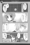  2boys 4koma asahina_mitsuru comic computer genderswap genderswap_(ftm) genderswap_(mtf) greyscale highres kadose_ara kyonko monochrome multiple_boys nagato_yuuki school_uniform suzumiya_haruhi_no_yuuutsu translation_request 