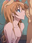  blue_eyes censored fellatio highres houjou_hibiki ice-place ice_place nude oral penis precure suite_precure 