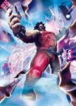  black_hair capcom chains final_fight highres hugo_andore leopard_print male male_focus manly muscle official_art street_fighter street_fighter_iii street_fighter_x_tekken 