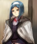  bad_id bad_pixiv_id blue_hair character_request copyright_request green_eyes hairband sasaki_ryou short_hair solo 