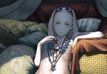  green_eyes kagijou nude realistic tagme white_hair 