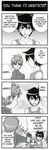  2boys 4koma chidori_kaname comic full_metal_panic! greyscale gun gundam gundam_wing heero_yuy highres monochrome multiple_boys sagara_sousuke super_robot_wars super_robot_wars_w weapon 